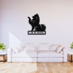 pomeranian sign on wall